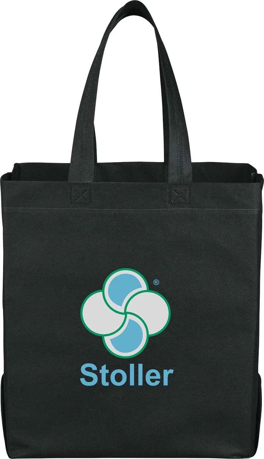 Liberty Heat Seal Non-Woven Grocery Tote — view 5