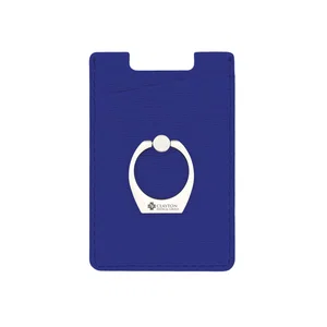 Liberty RFID Phone Wallet with Ring, 2.5" x 3.75" x 0.38" Metal, Laser Imprint