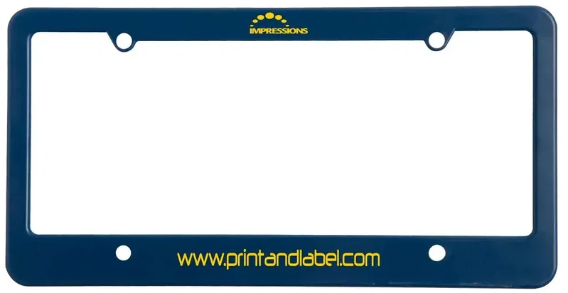 Personalized License Plate Frame. — view 5