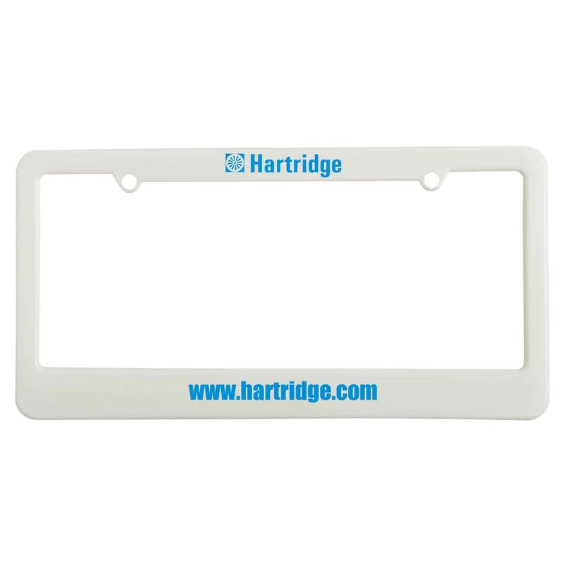 License Plate Frame: 2 Hole with Straight Bottom — view 4