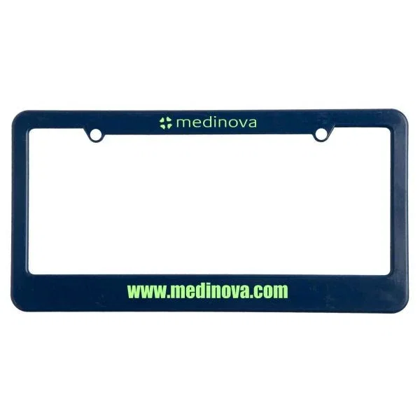 License Plate Frame: 2 Hole with Straight Bottom — view 5