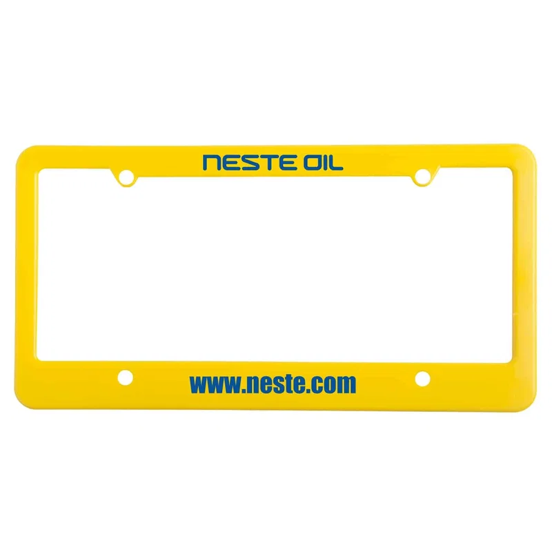 License Plate Frame: 4 Hole with Straight Bottom — view 3