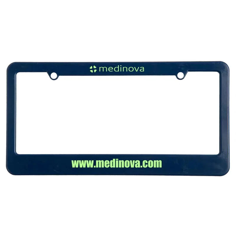 License Plate Frame: 4 Hole with Straight Bottom — view 4