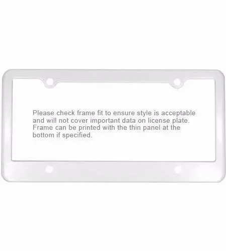 License Plate Frame - 4 Holes — view 6