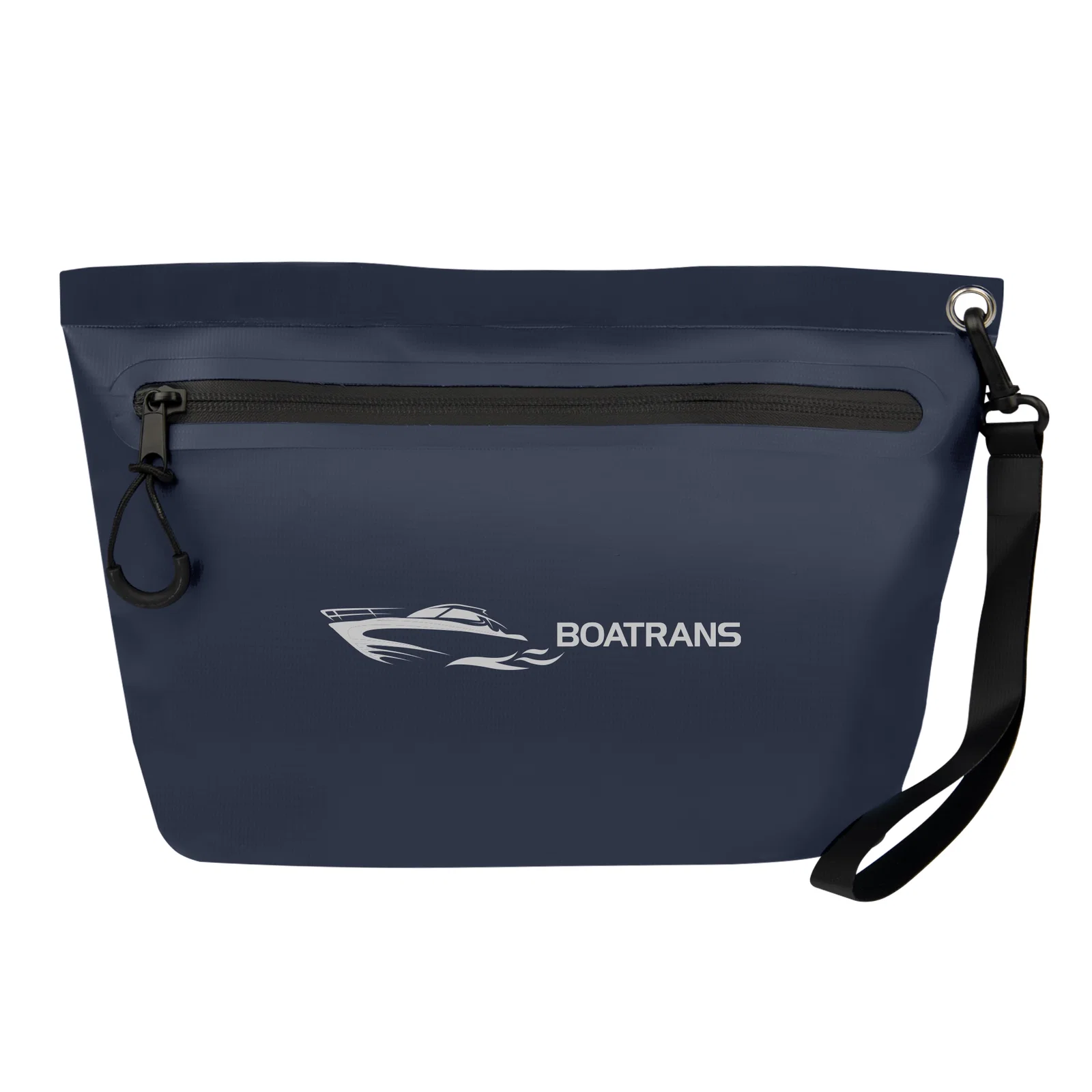 Dry pouch shown with the roll-top folded down