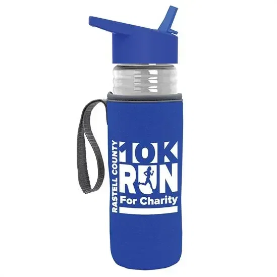 Lifeguard Bottle with Flip-Straw Lid and Insulated Caddy (24 oz.) — view 14