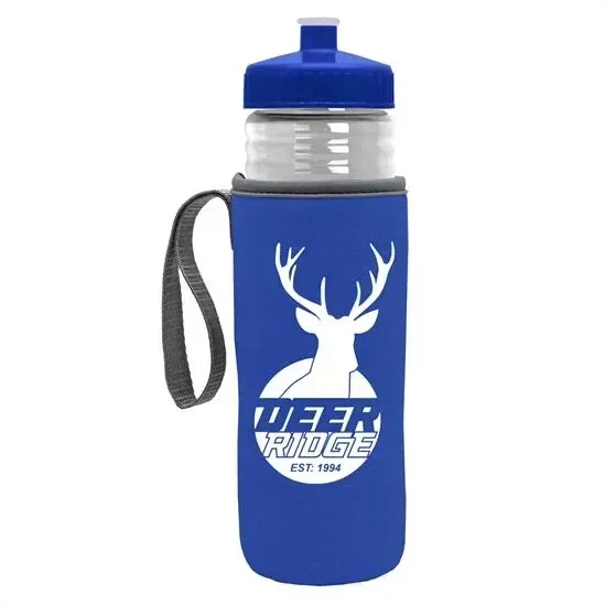 Lifeguard Bottle with Push-Pull Lid and Insulated Caddy (24 oz.) — view 2