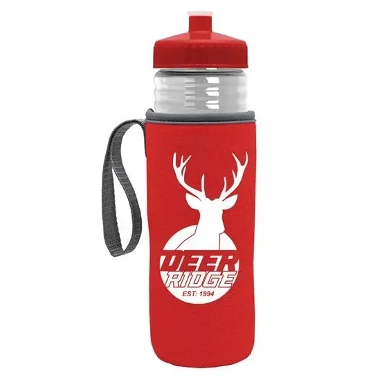 Lifeguard Bottle with Push-Pull Lid and Insulated Caddy (24 oz.) — view 3