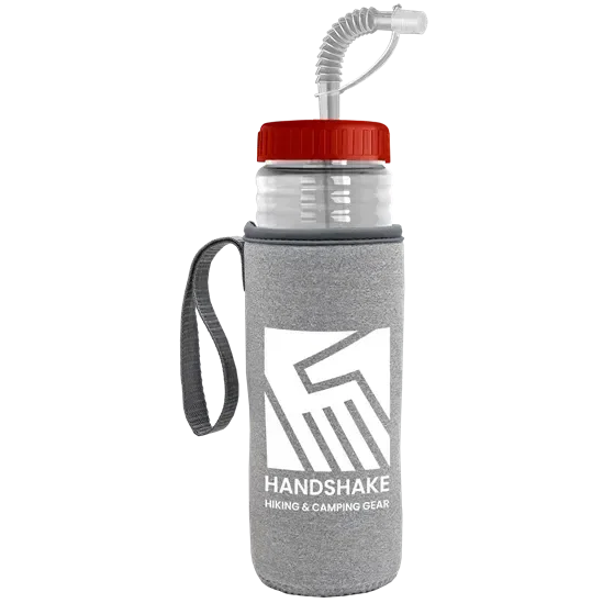 Lifeguard Bottle with Straw Lid and Insulated Caddy (24 oz.) — view 11