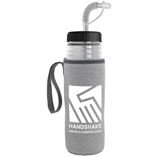 Lifeguard Bottle with Straw Lid and Insulated Caddy (24 oz.) — view 2