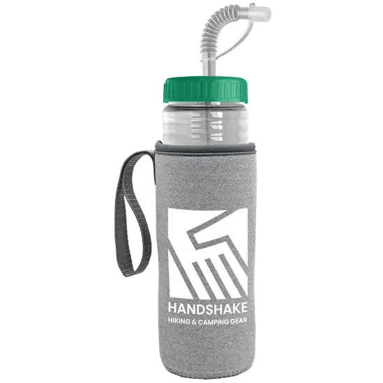 Lifeguard Bottle with Straw Lid and Insulated Caddy (24 oz.) — view 3