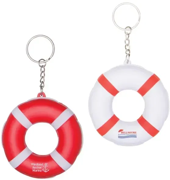 Imprinted Lifesaver Keytag