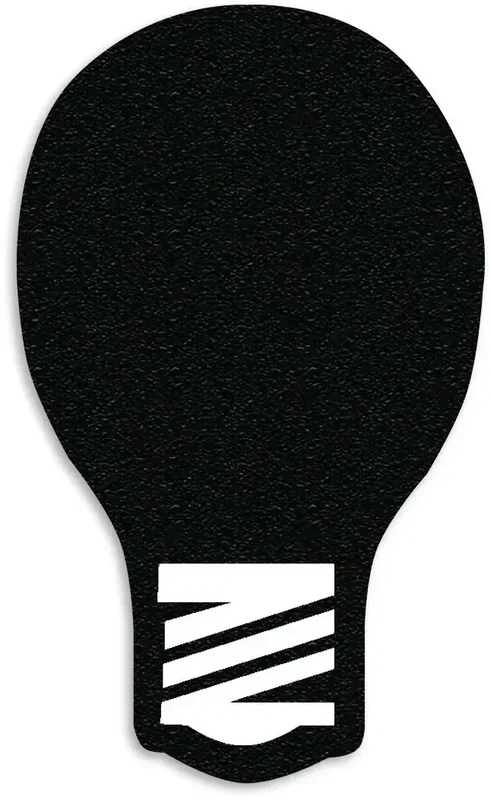Light Bulb Jar Opener. Rubber light bulb shaped jar opener for electrician and hardware store giveaways, view 4