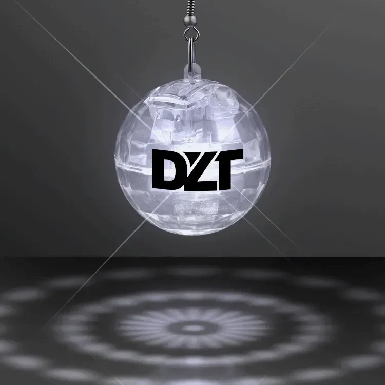 Light Projecting Disco Ball Earrings, 1 Pair — view 3