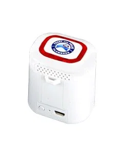 Light Ring Bluetooth (R) Speaker — Red — view 3