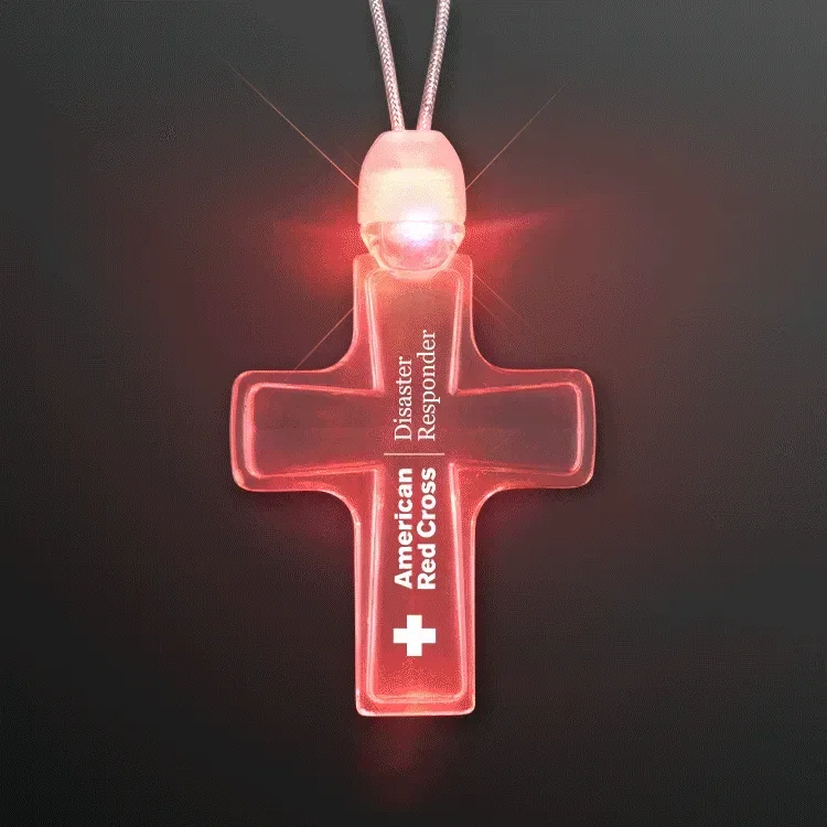 Light Up Cross Necklace — view 2