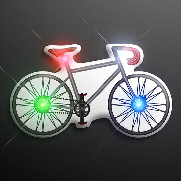 Light Up Flashing Bicycle Pins — view 2