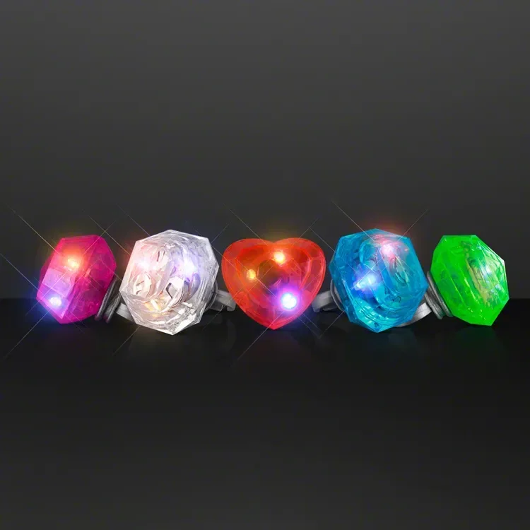 Light Up Huge Gem Ring — view 2