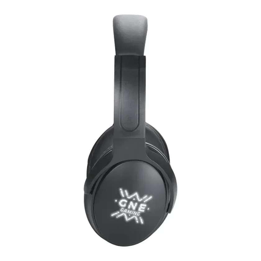 Custom Bluetooth Headphones with Light-Up Logo and Microphone