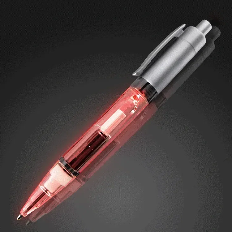 Light Up Plastic Pen — view 2