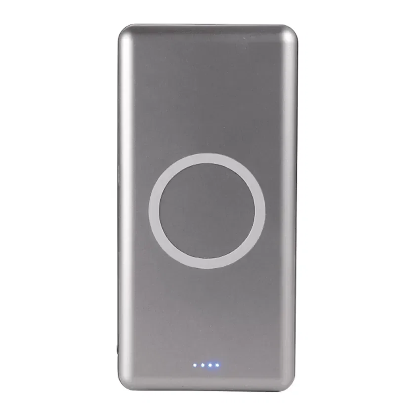 Custom Light-Up Qi Wireless Charging Power Bank (10,000mAh) — view 3