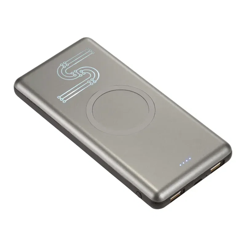 Custom Light-Up Qi Wireless Charging Power Bank (10,000mAh) — view 5