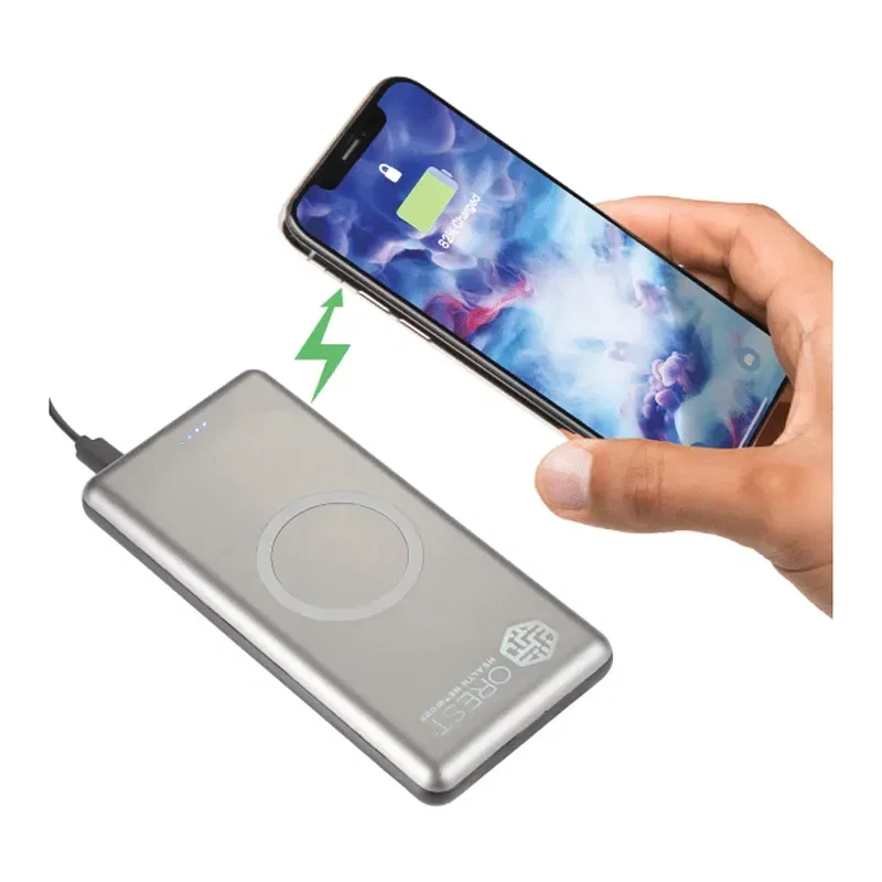 Custom Light-Up Qi Wireless Charging Power Bank (10,000mAh) — view 6