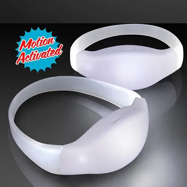 Light Up White LED Motion Activated Bracelets — view 2