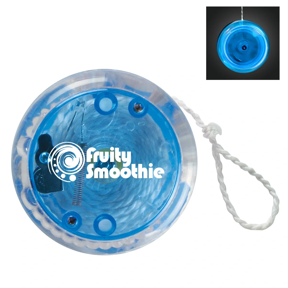 Reverse angle of the spinning toy lit to bring out surface texture