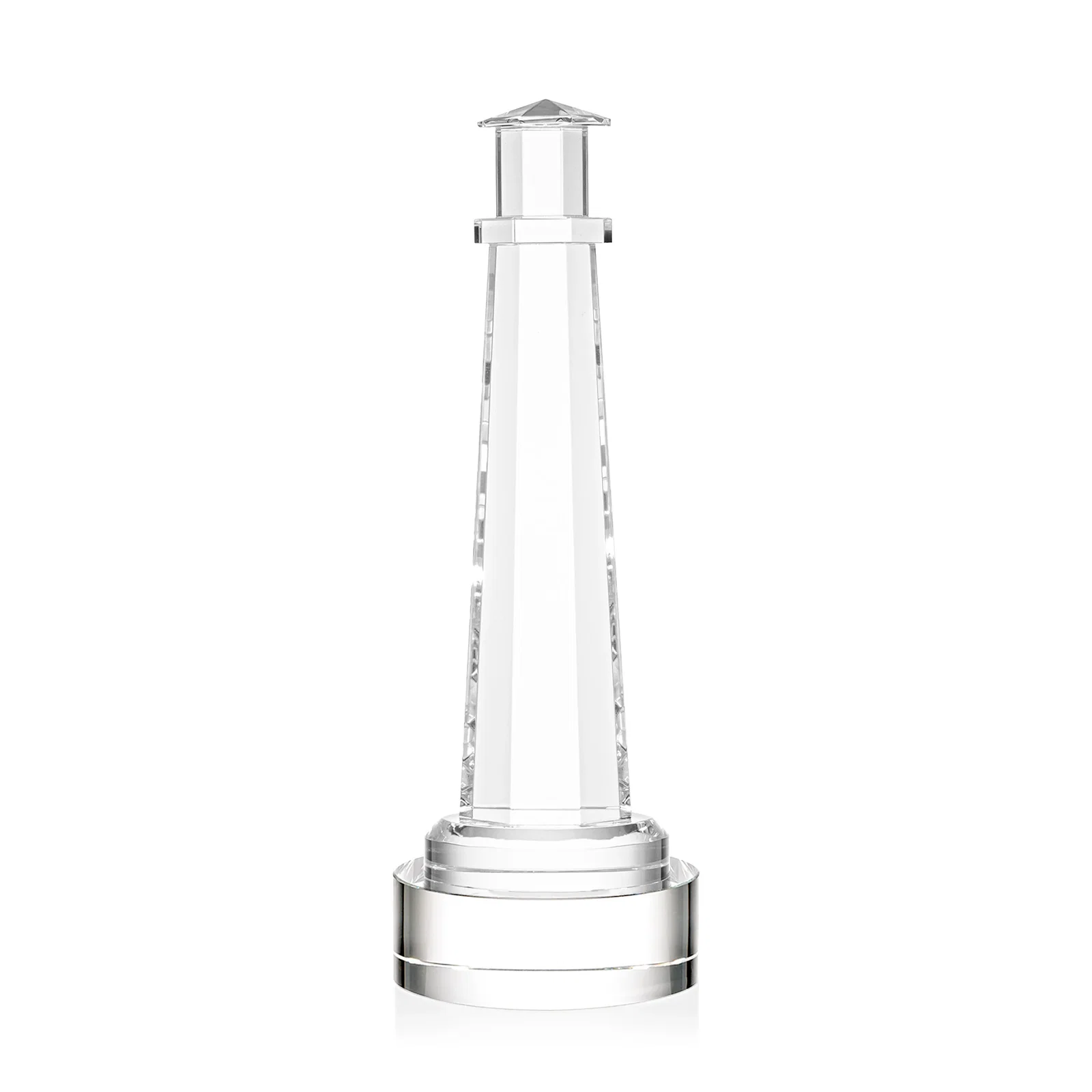 Personalized Optical Crystal Lighthouse Award, awards for volunteer appreciation