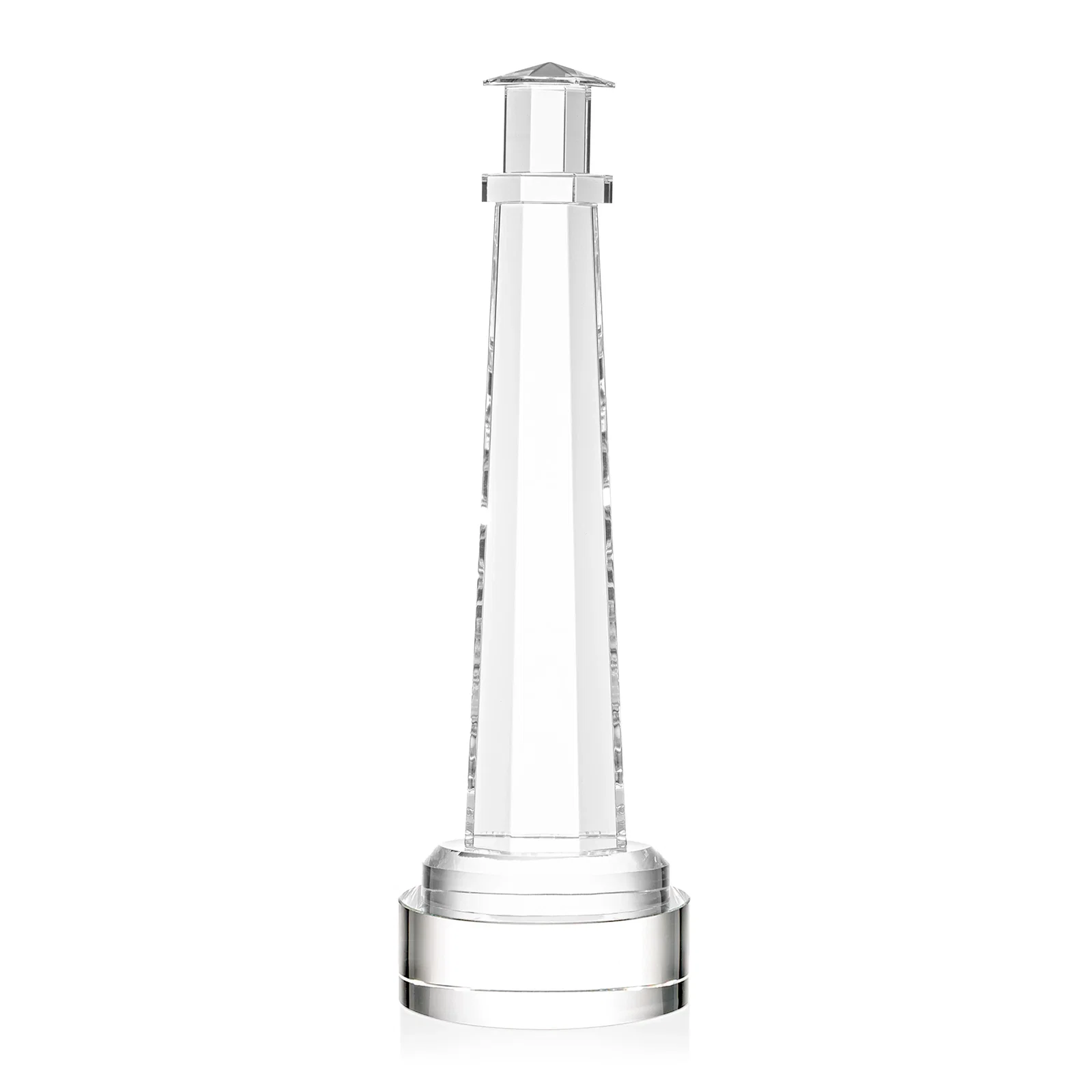 Personalized Optical Crystal Lighthouse Award, awards for dealer and partner awards