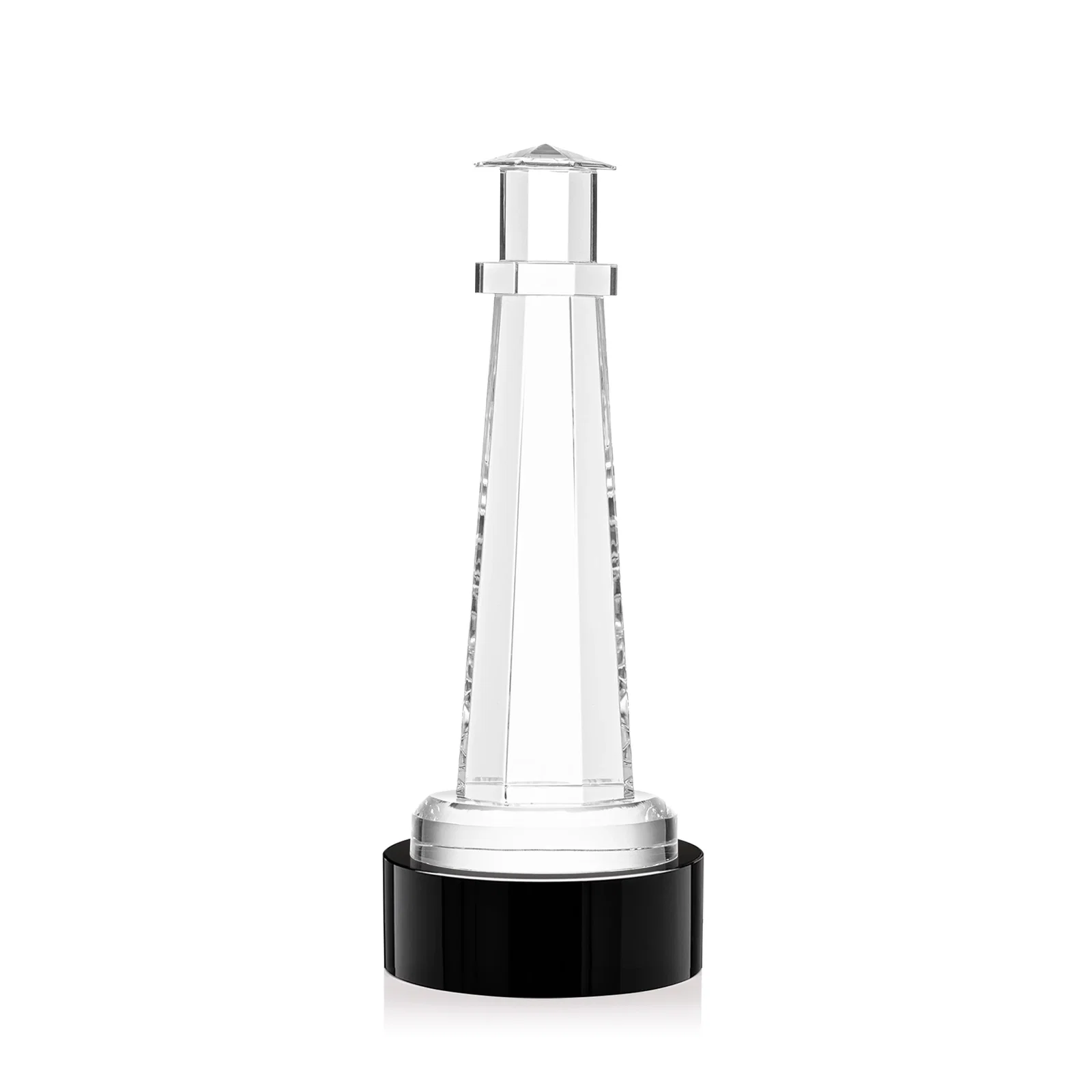 Promotional Optical Crystal Lighthouse Award, awards for service anniversary gifts