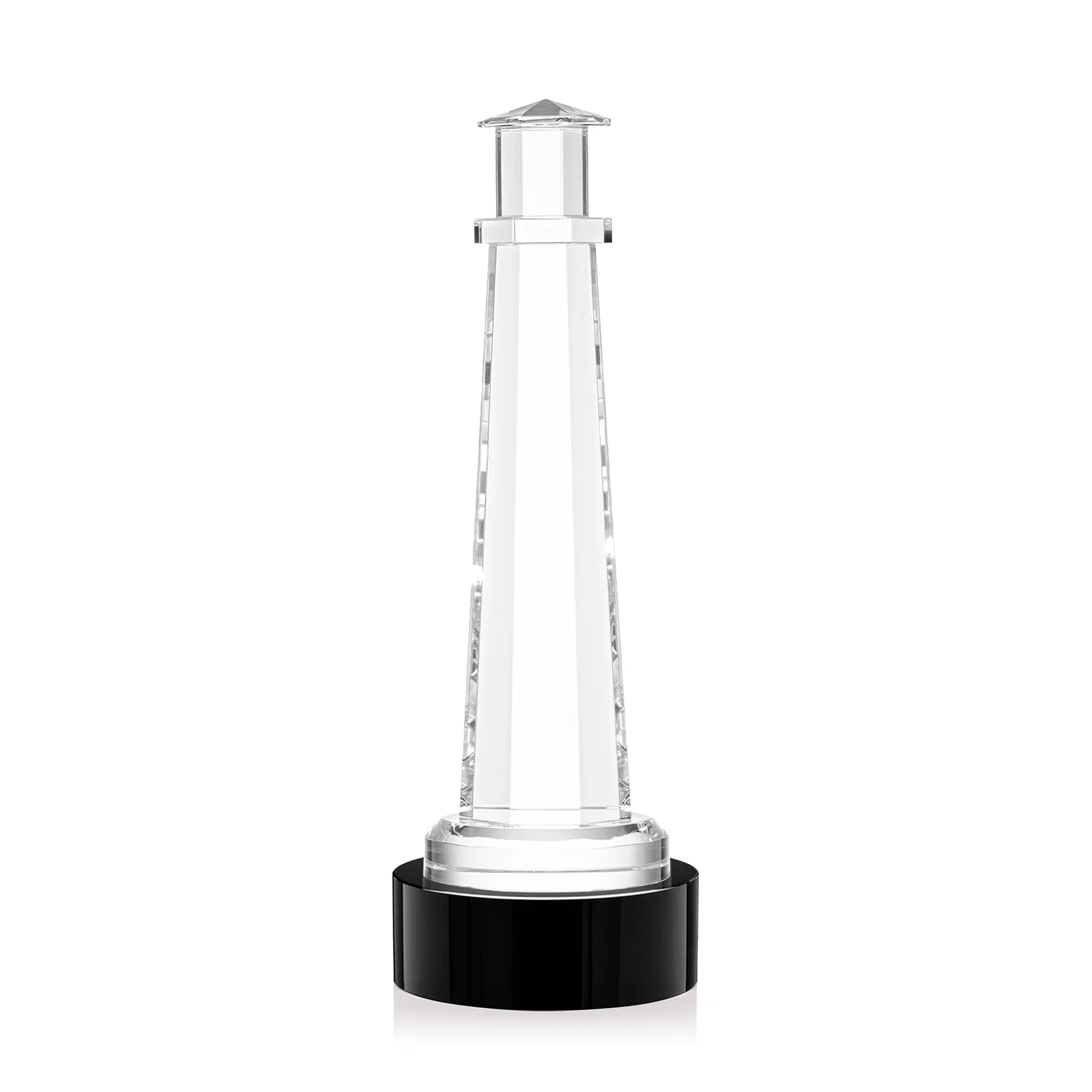 Promotional Optical Crystal Lighthouse Award, awards for sales achievement awards
