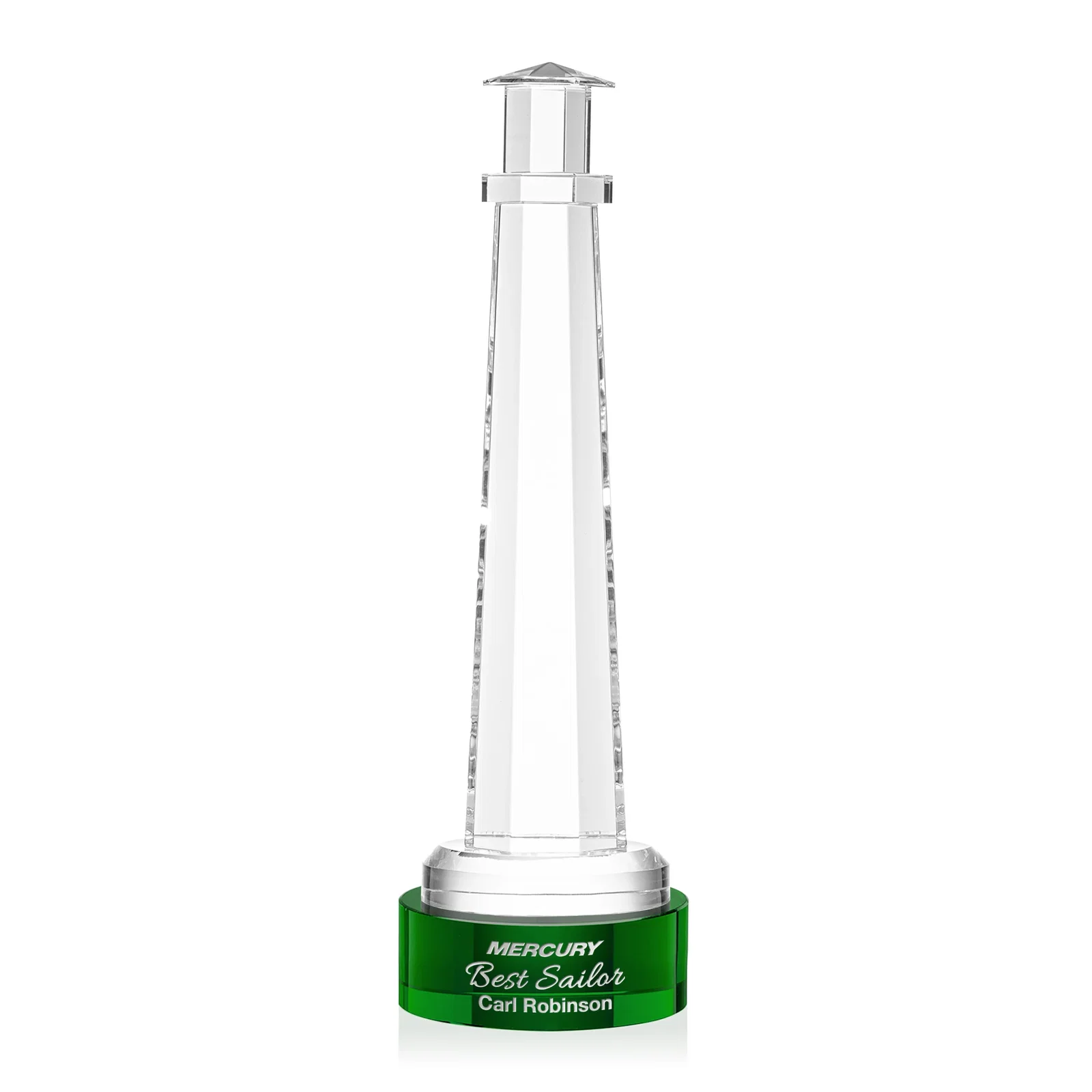 Custom Optical Crystal Lighthouse Award, awards for graduation ceremonies