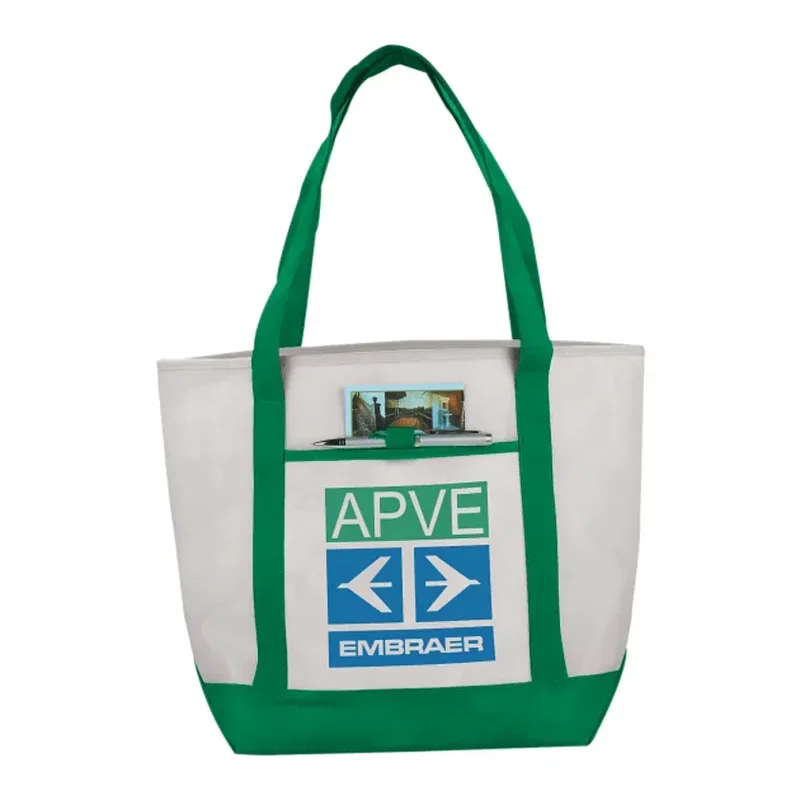 Custom Non-Woven Lighthouse Boat Tote — view 5