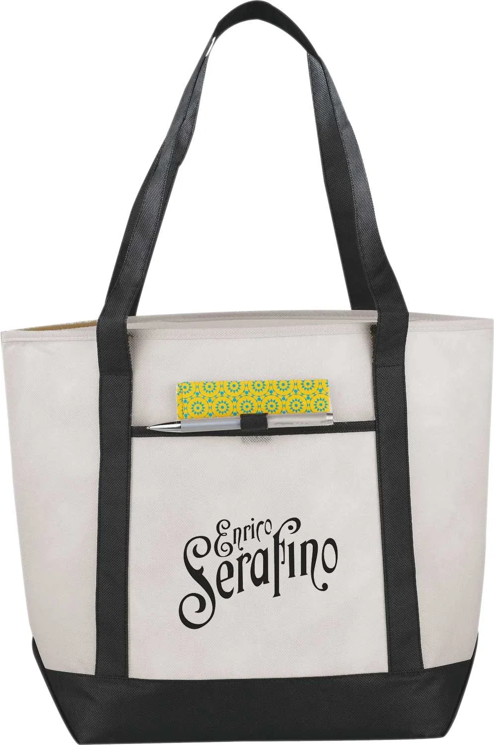 Custom Non-Woven Lighthouse Boat Tote — view 24