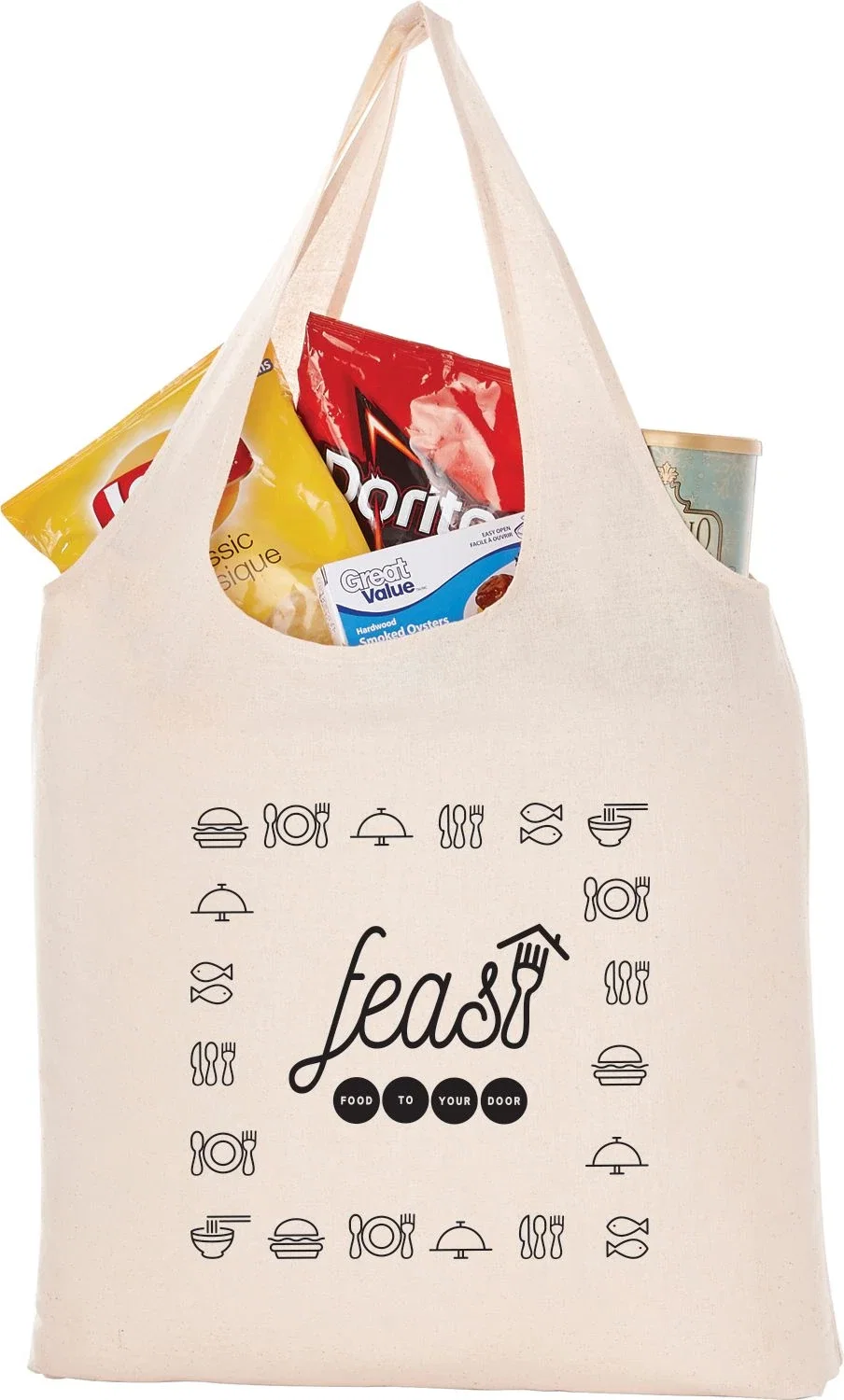 Custom Cotton Canvas Tote Bag - 5oz — view 6