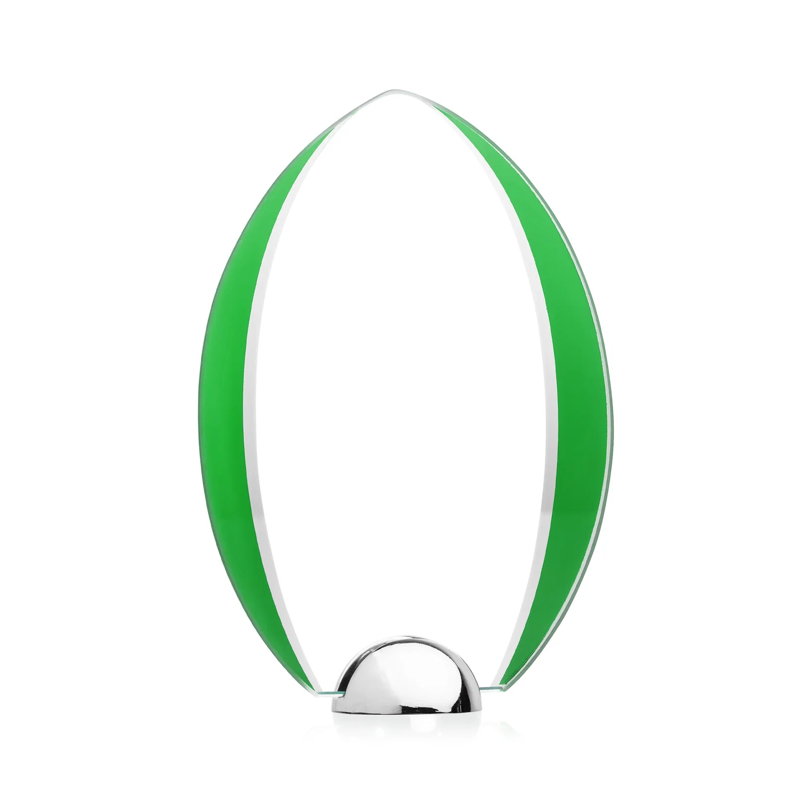 Promotional Starfire Crystal Arrowhead Award on Chrome Dome Base, metal awards for dealer and partner awards
