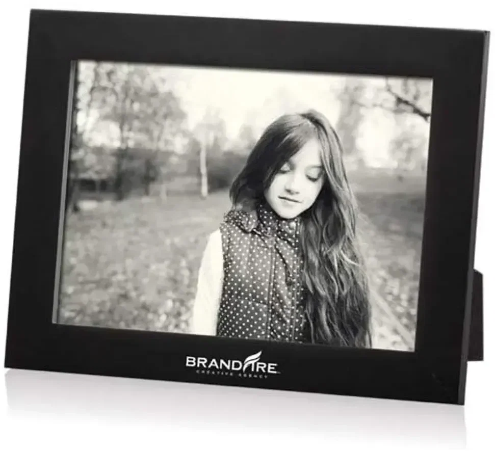 Black Custom Printed Linear Wooden Frame — view 2