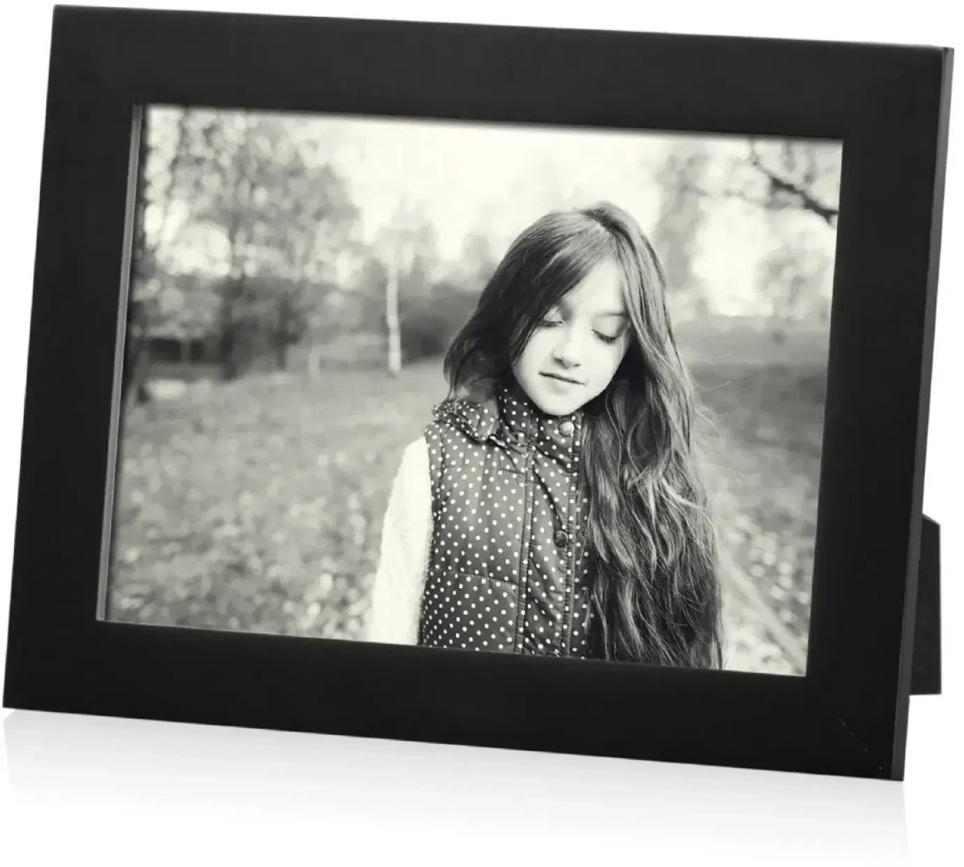 Black Custom Printed Linear Wooden Frame — view 4