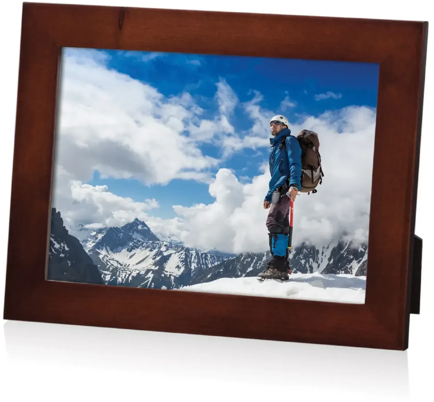Solid Wood Personalized Linear Frame — view 4