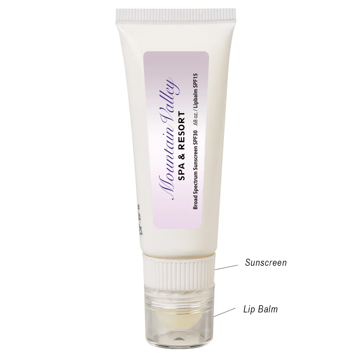 Handheld skin care stick sized for a pocket or purse