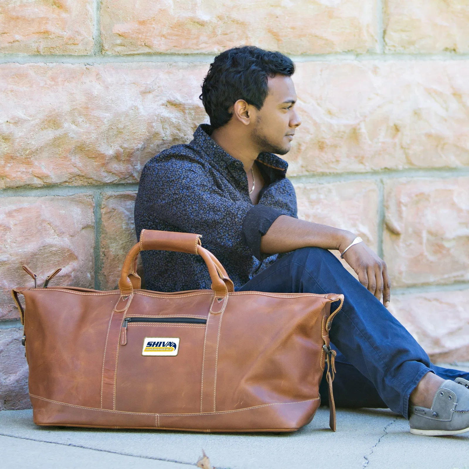 Little River Leather Duffel Bag — view 2