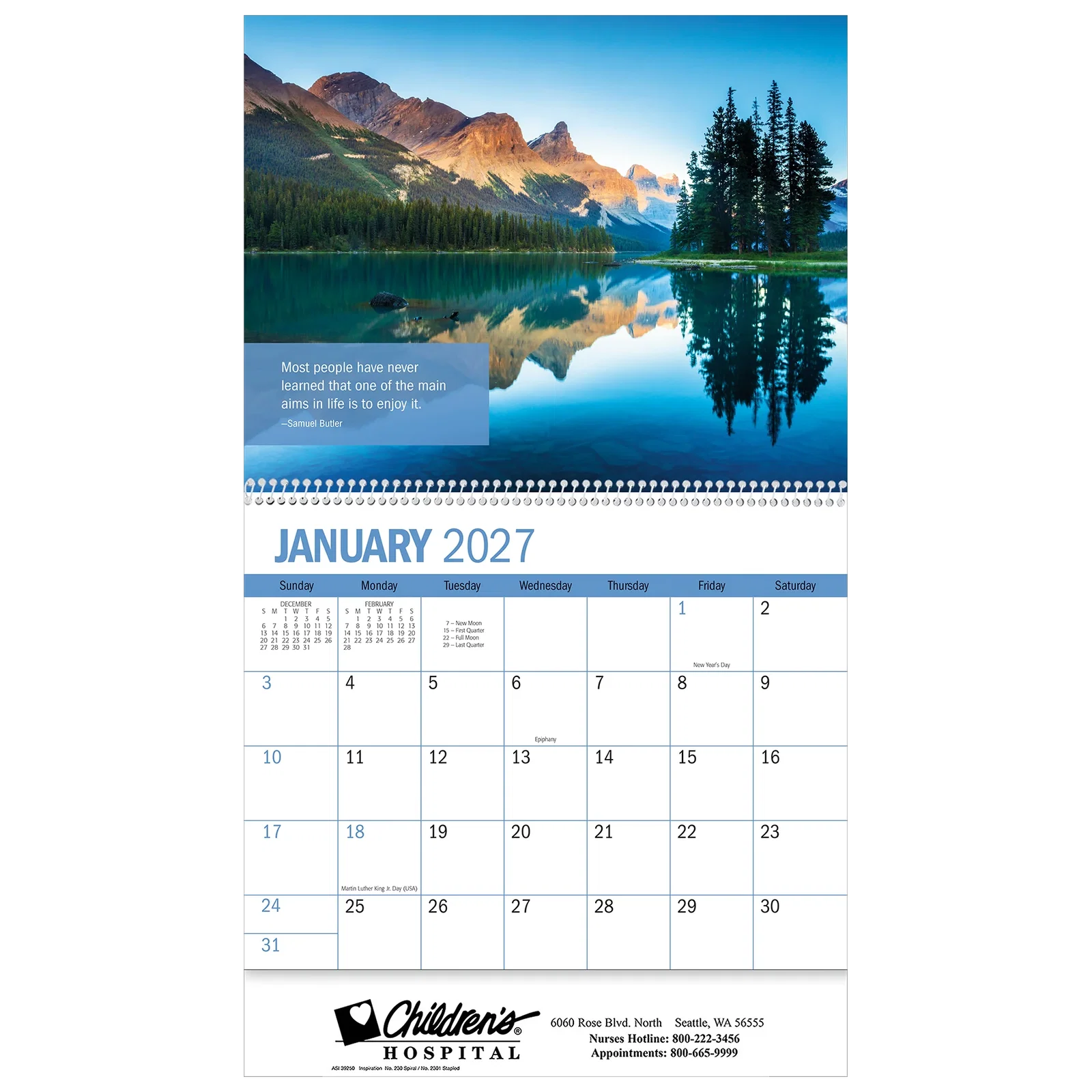 lnspiration Wall Calendar: 2025 Spiral Bound — view 4