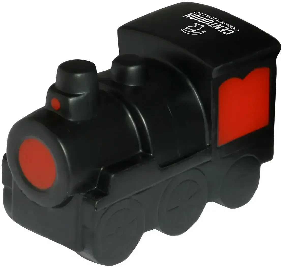 Locomotive Stress Reliever, custom train-engine promotional stress ball with logo
