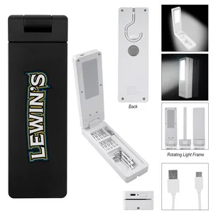 Logan 13-Piece Tool Set With Rechargeable Light