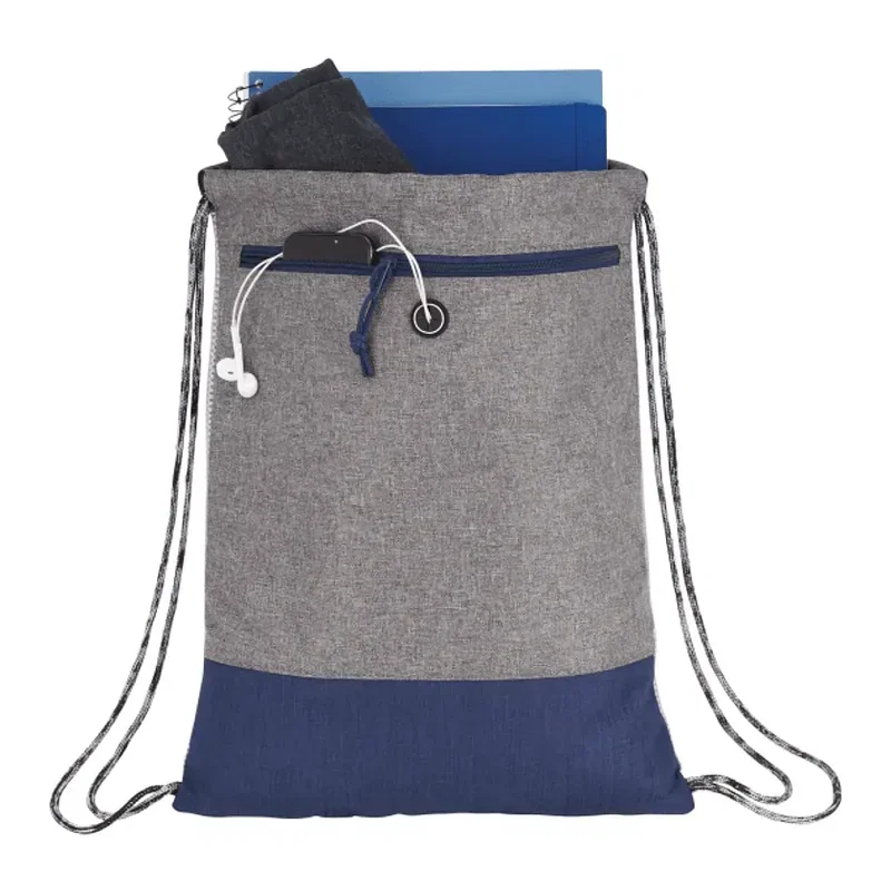 Custom Logan Drawstring Bag - High-Quality Polyester — view 3