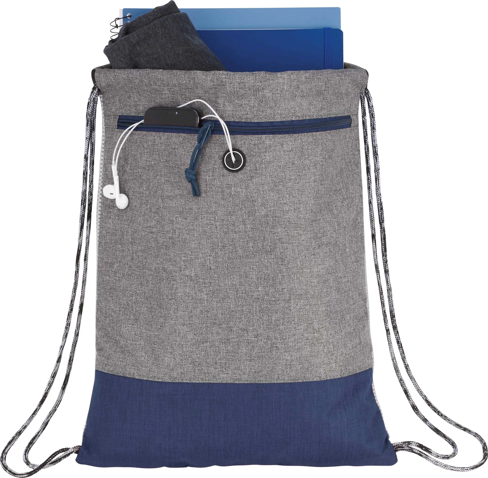 Custom Logan Drawstring Bag - High-Quality Polyester — view 7