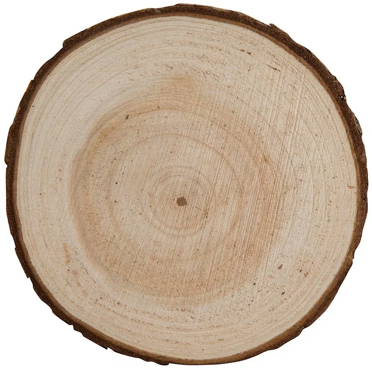 Logo Natural Wooden Coaster — view 4