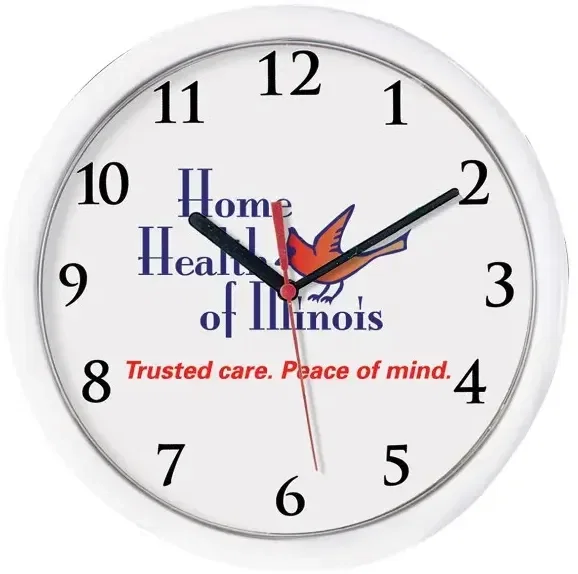 Custom Printed Logo/Photo Wall Clock — view 3